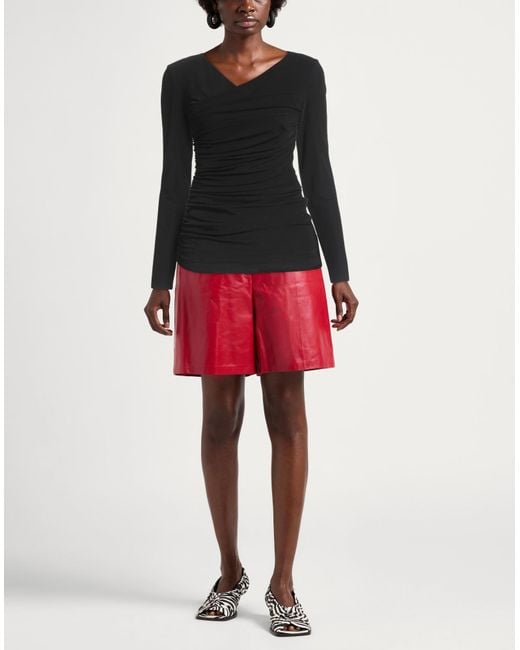 La Petite Robe Di Chiara Boni Black Top Polyamide, Elastane