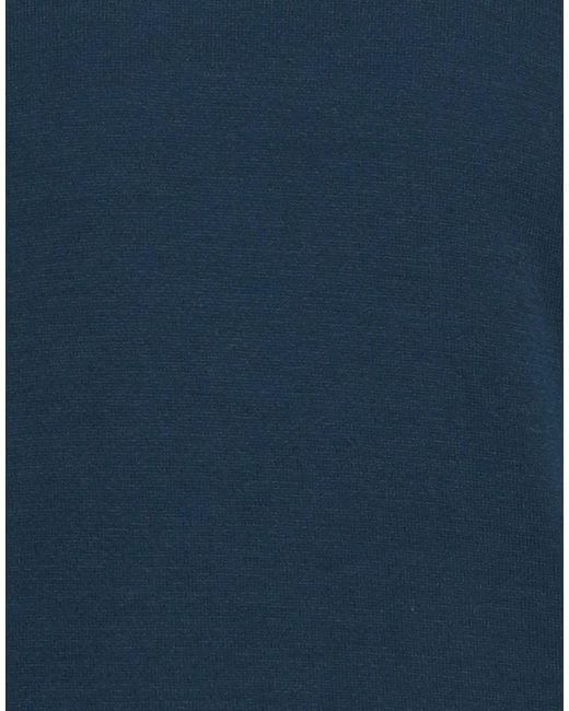 Vneck Blue Sweater Cotton, Polyamide for men