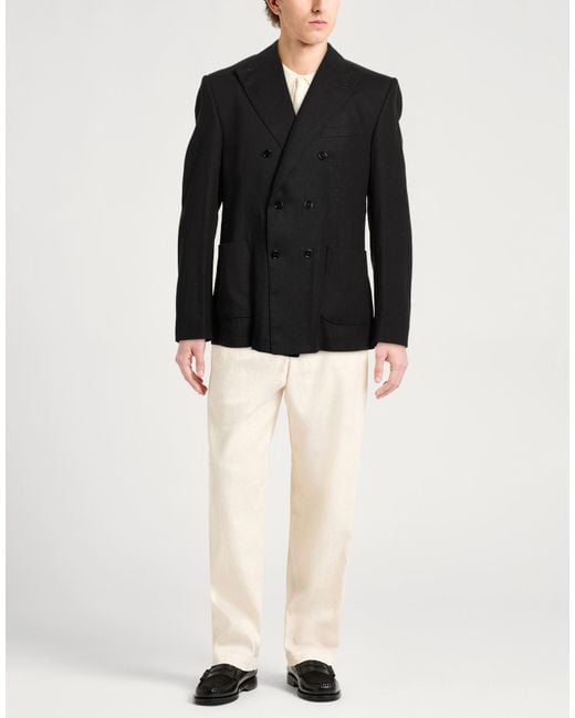 Daniele Alessandrini Black Blazers for men