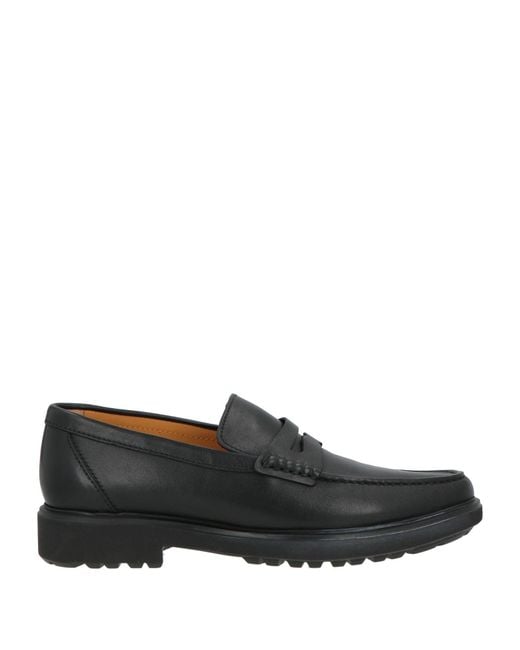 Testoni Black Loafers Calfskin for men