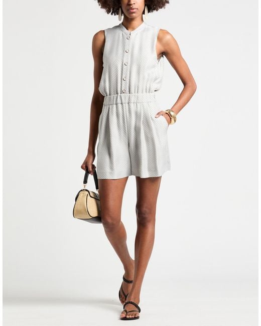 Emporio Armani White Playsuit
