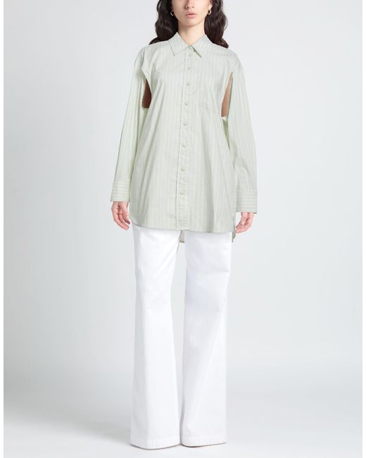Christopher Esber Gray Shirt Cotton, Nylon, Elastane
