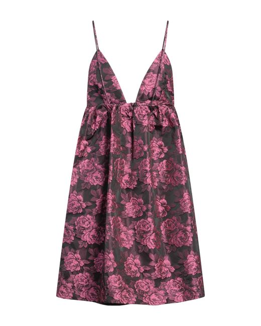 Ganni Purple Midi Dress