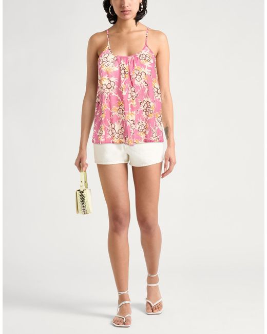 Ottod'Ame Pink Top Cotton