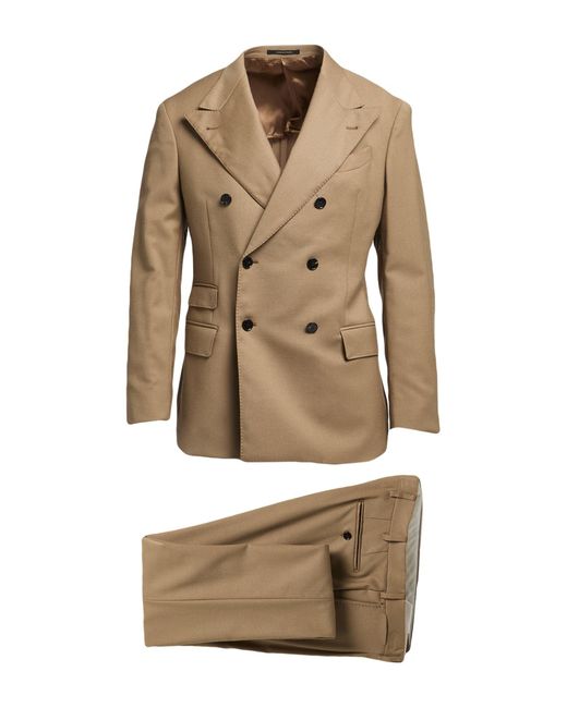 Gabriele Pasini Natural Suit Virgin Wool, Elastane for men