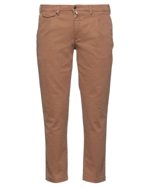 Barbati Brown Pants Cotton, Elastane for men