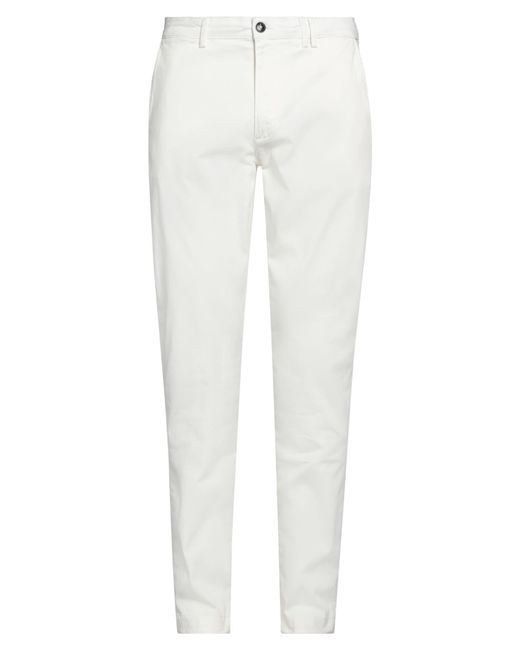 Liu Jo White Pants Cotton, Elastane for men