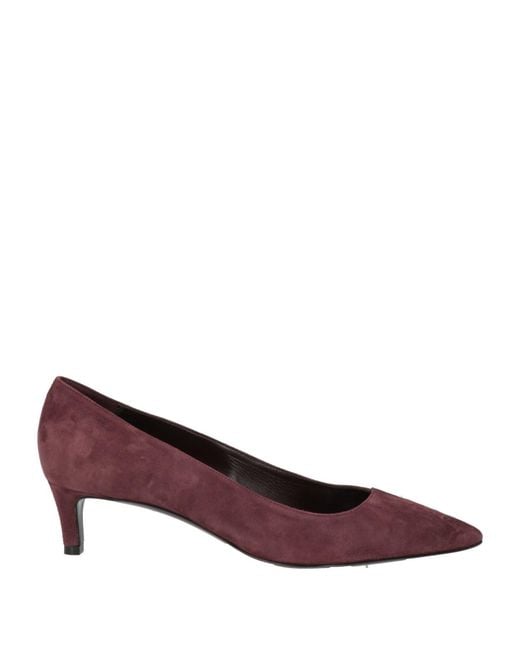Antonio Barbato Purple Burgundy Pumps Leather