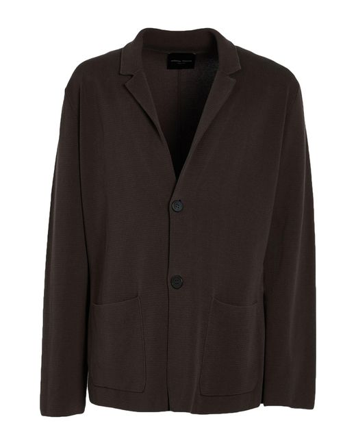 Roberto Collina Black Blazer for men