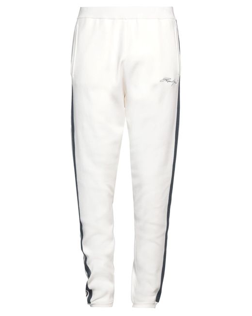 Emporio Armani White Trouser for men