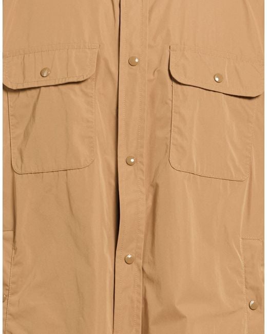 Woolrich Brown Jacket Polyester, Cotton for men