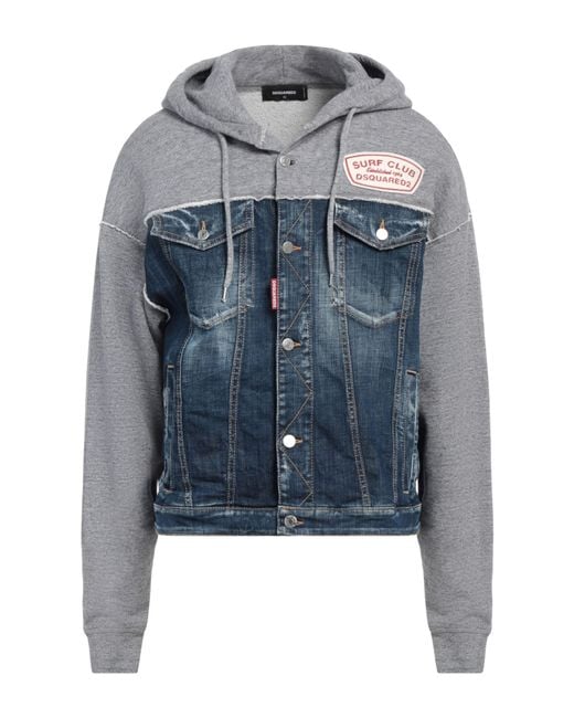 DSquared² Blue Denim Outerwear for men