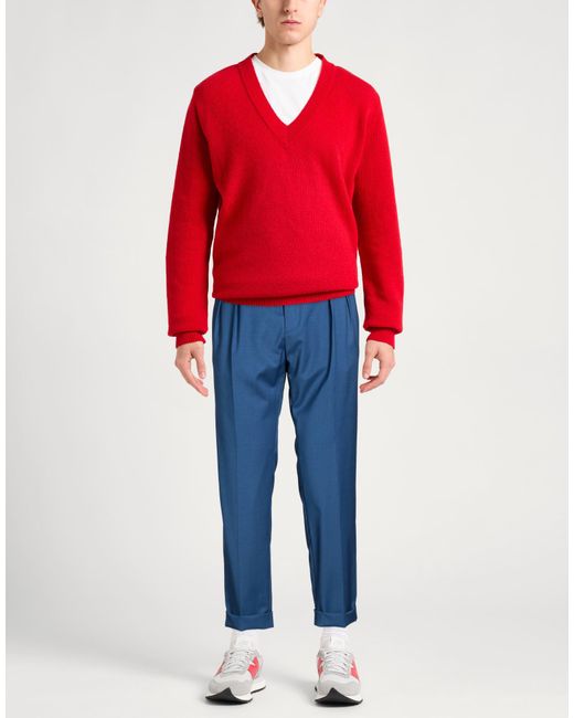 Paoloni Blue Pants for men
