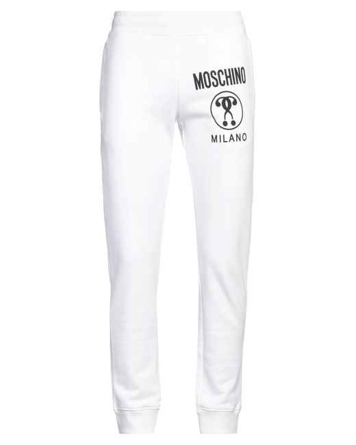 Moschino White Trouser for men