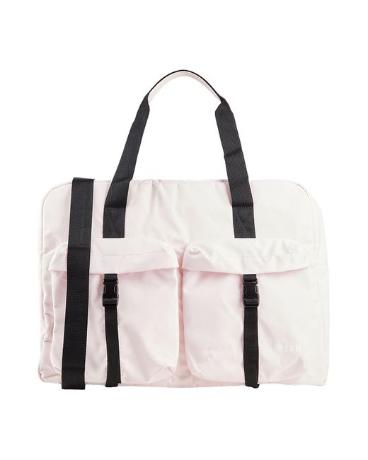 MSGM Pink Duffel Bags