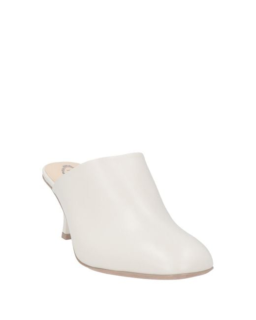 Tod's White Mules & Clogs