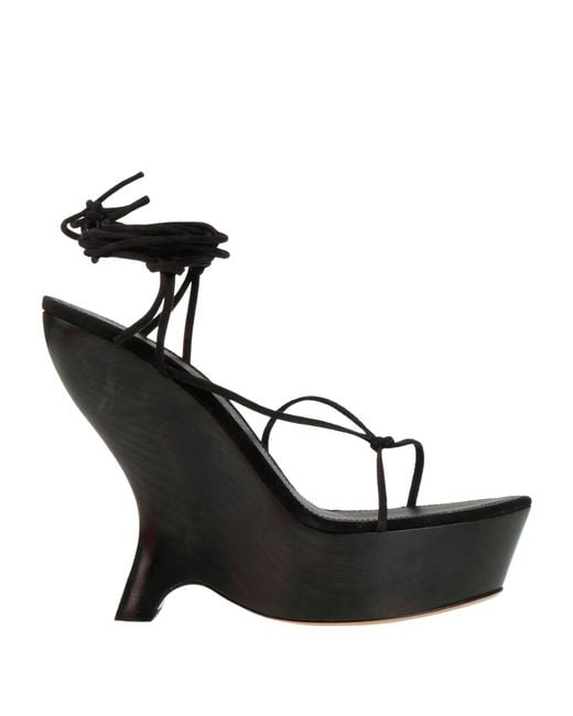 Ferragamo Black Sandals