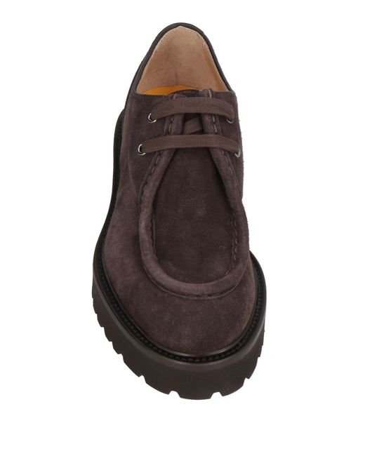 Doucal's Brown Lace-Up Shoes