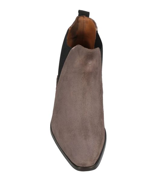 Calpierre Brown Ankle Boots for men