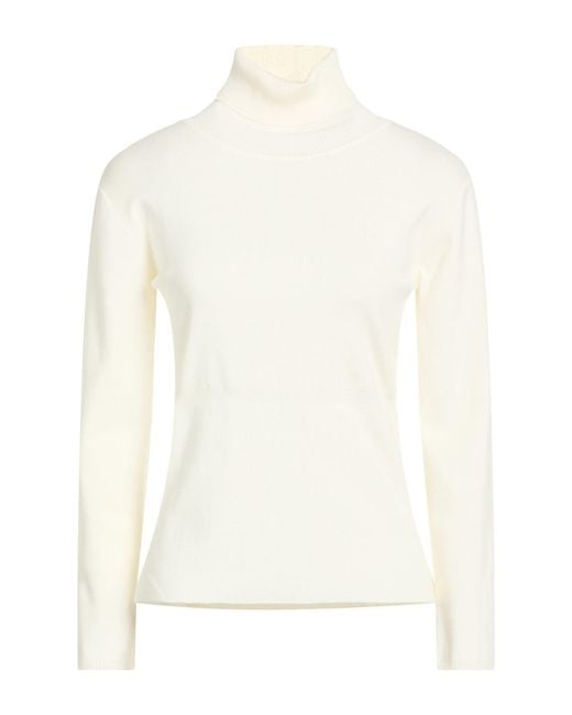Beatrice B. White Turtlenecks
