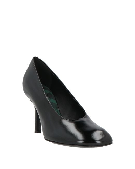 Burberry Black Pumps Leather