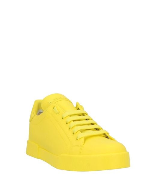 Dolce & Gabbana Yellow Trainers