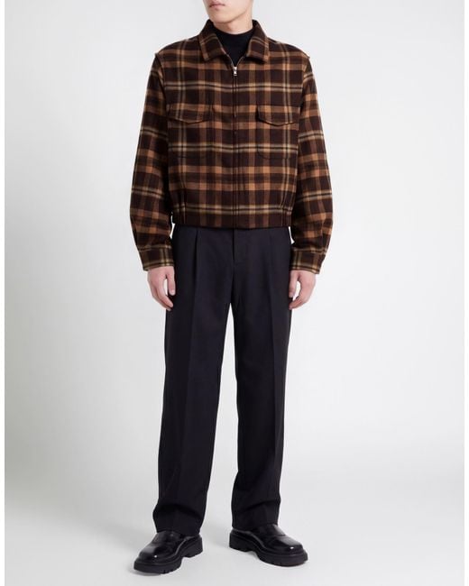 Random Identities Brown Jacket Wool for men