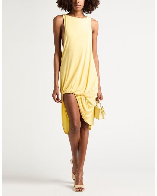 Jacquemus Yellow Midi Dresses
