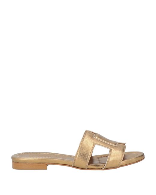 Bervicato Natural Sandals Leather