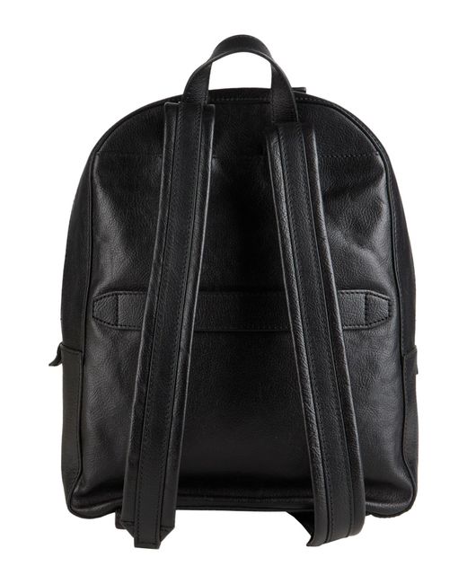 The Bridge Black Backpack Leather