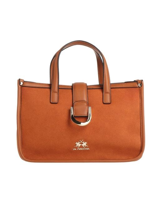 La Martina Brown Handbag