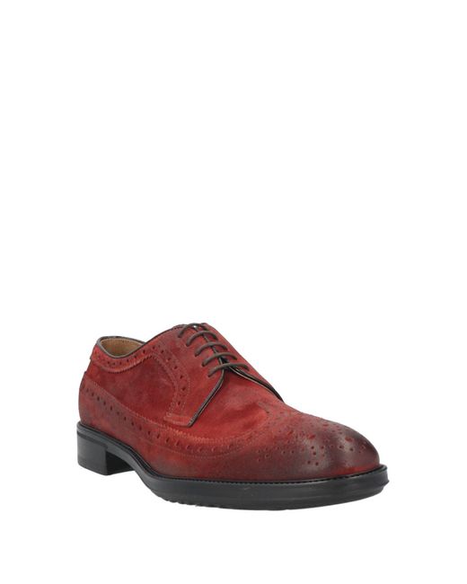 Doucal's Red Lace-up Shoes for men