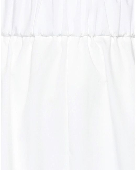 RED Valentino White Shorts & Bermuda Shorts