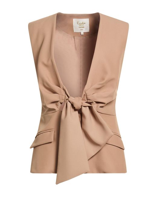 Babylon Natural Tailored Vest Polyester, Elastane