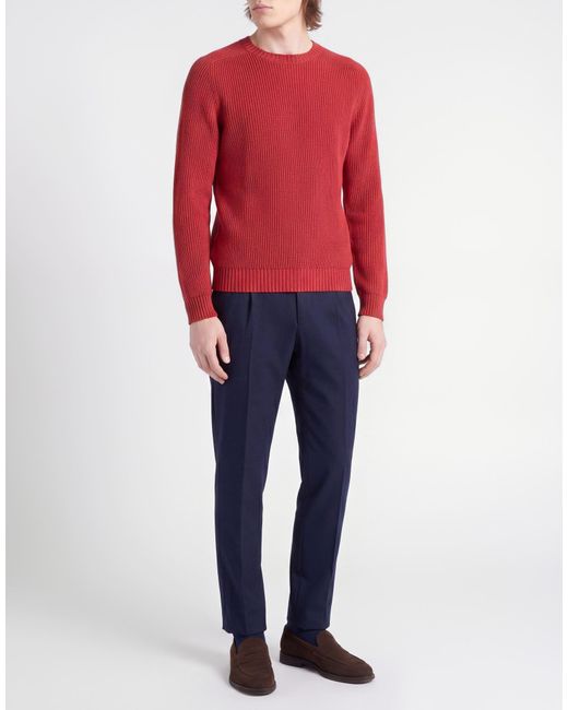 Amaranto Red Sweater Wool for men