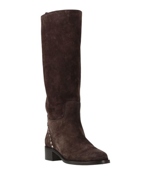 Ferragamo Brown Tawnie Boot Leather