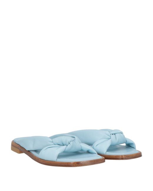 Stuart Weitzman Blue Sky Sandals Leather