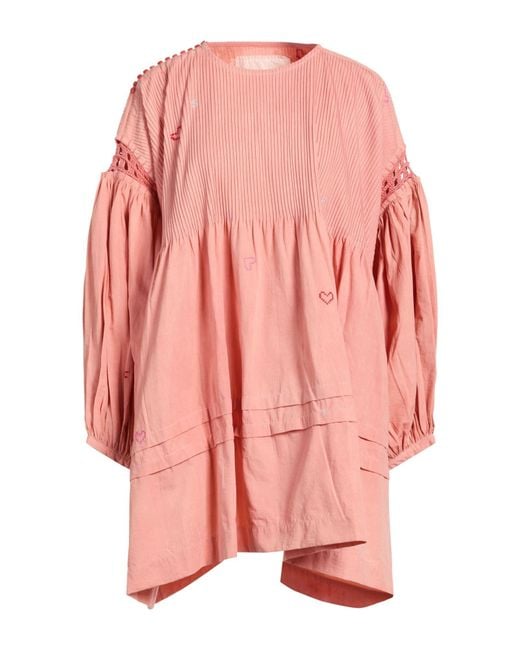 STORY mfg. Pink Mini Dress Organic Cotton