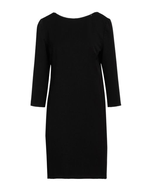 Kocca Black Mini Dress Polyester, Elastane