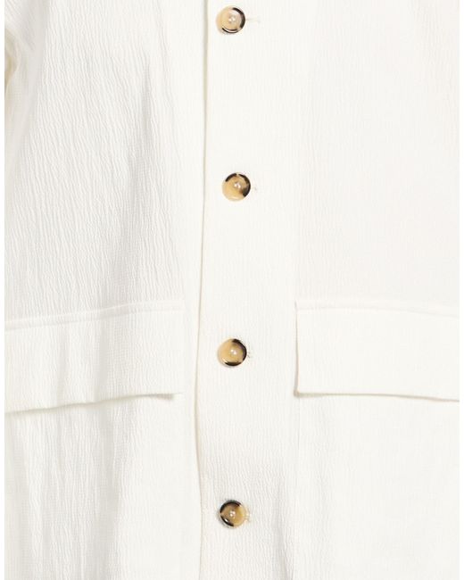 PT Torino White Jacket Cotton, Lyocell, Elastane for men