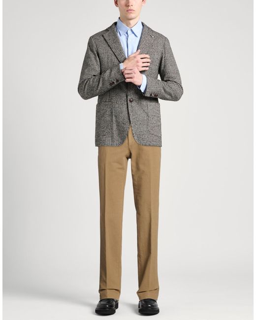 Incotex Natural Light Pants Cotton, Elastane for men
