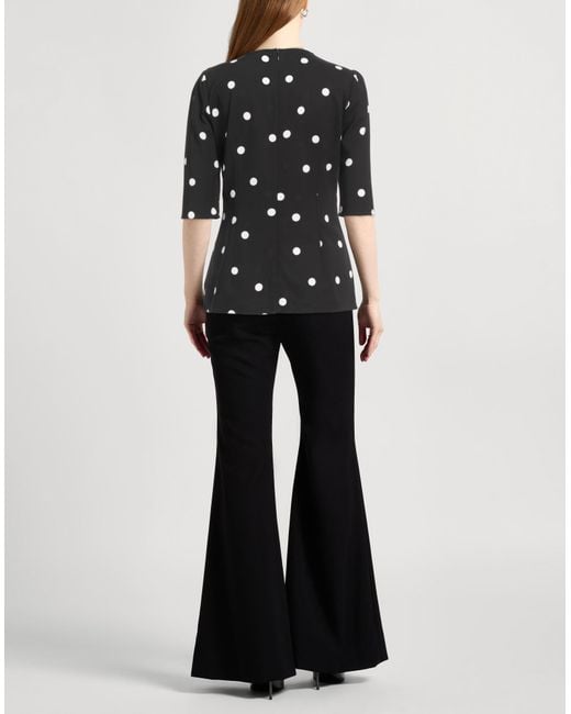 Dolce & Gabbana Black Top Viscose, Elastane