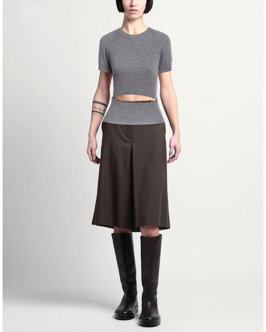 SOLOTRE Gray Sweaters