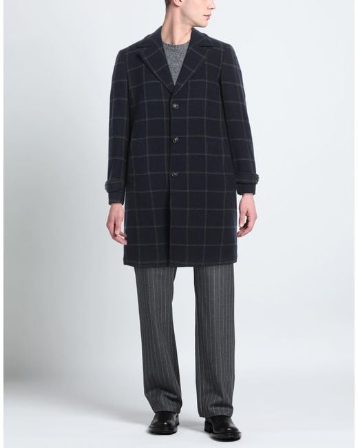 Massimo Alba Blue Coat for men