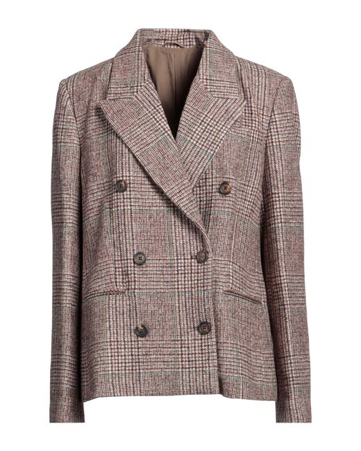 Brunello Cucinelli Brown Blazer