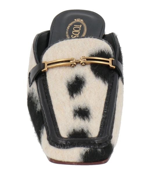 Tod's Black Mules & Clogs