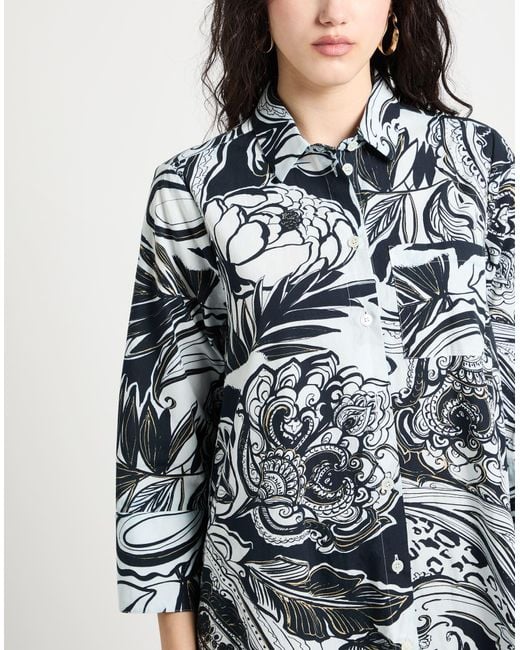 Robert Friedman Blue Midi-Kleid