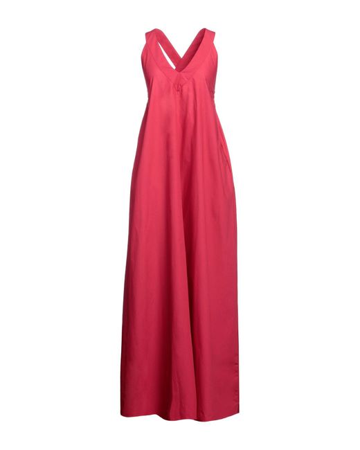 Suoli Red Maxi Dress