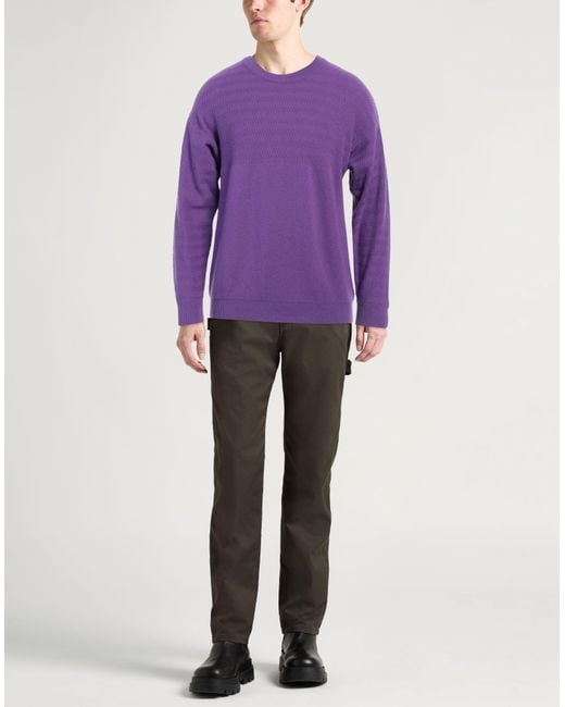 Daniele Fiesoli Purple Jumper for men