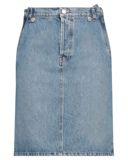 Coperni Blue Denim Skirt Cotton